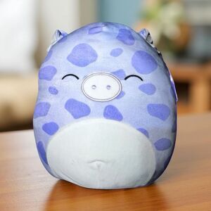 NWT Pammy the Purple Polka Dot Pig Squishmallow 11”